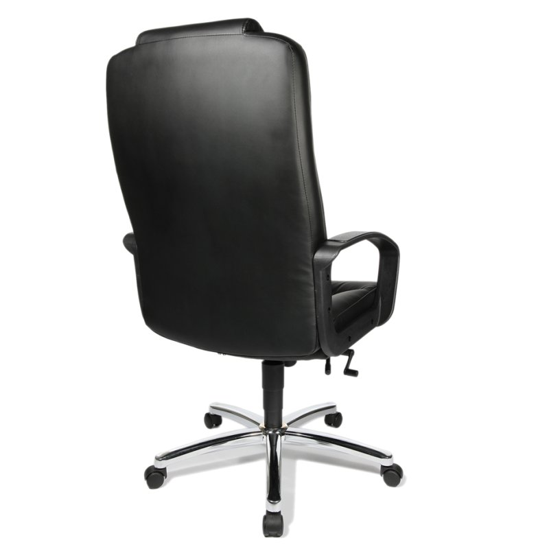 Topstar directiestoel Comfort Point 50, verchroomd/zwart, lendensteun, kopsteun